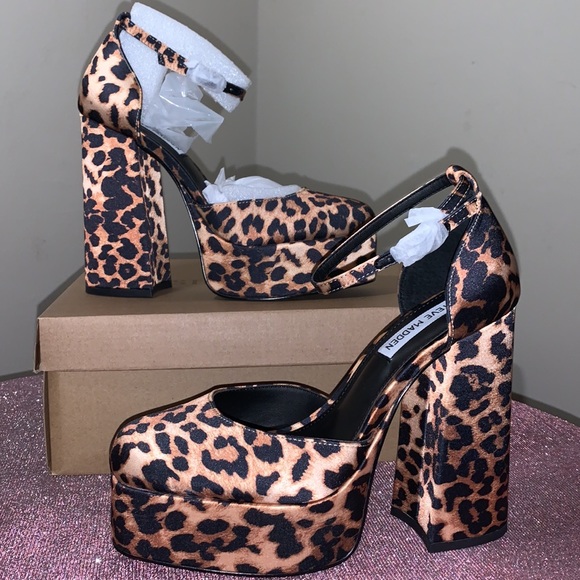 Steve Madden Shoes - Steve‎ Madden TAMY Leopard Satin